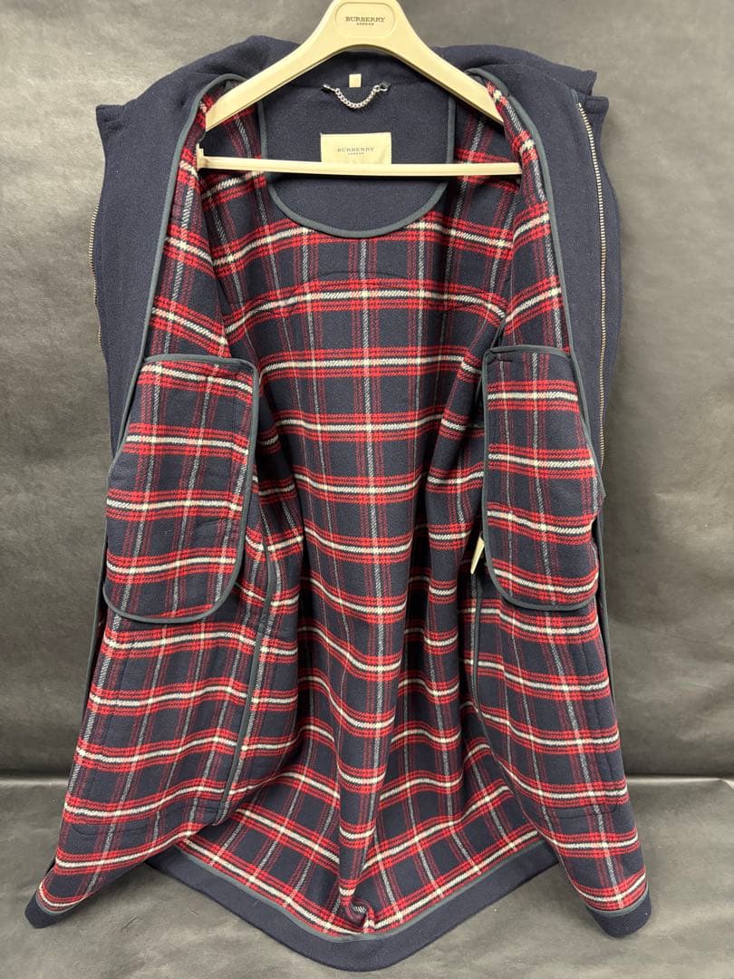 ヤ*ロ様 ビンテージ BURBERRY LONDON ダッフルコート ノバチェッ