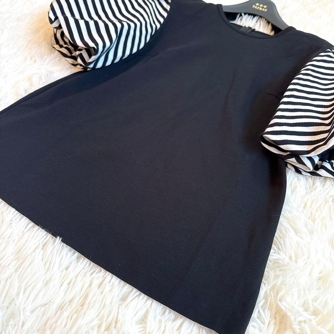 [美品] BORDERS at BALCONY PUFF SLEEVE TEE