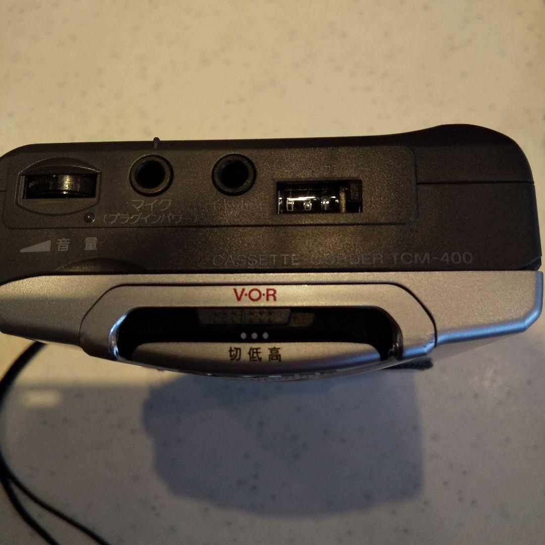 【動作品】ソニーポータブルカセットプレーヤーSONY TCM-400即落札オマケ