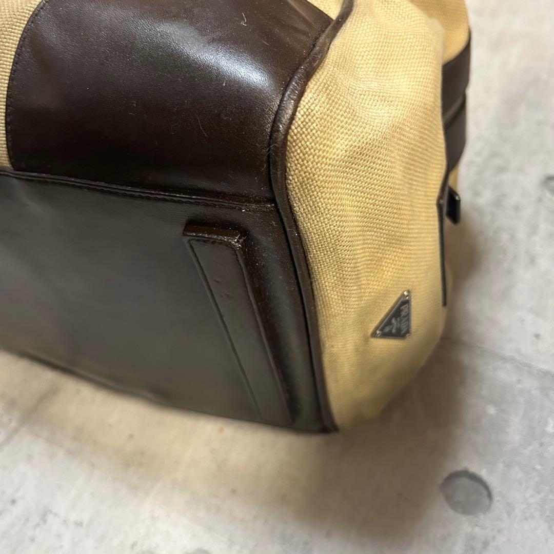 バッグ 95ss archive Prada Leather Boston Bag