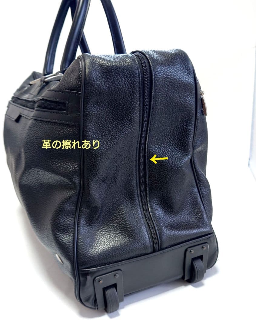 ☆極希少モデル☆　テストーニ　キャリー ボストンバック グレインレザーバック