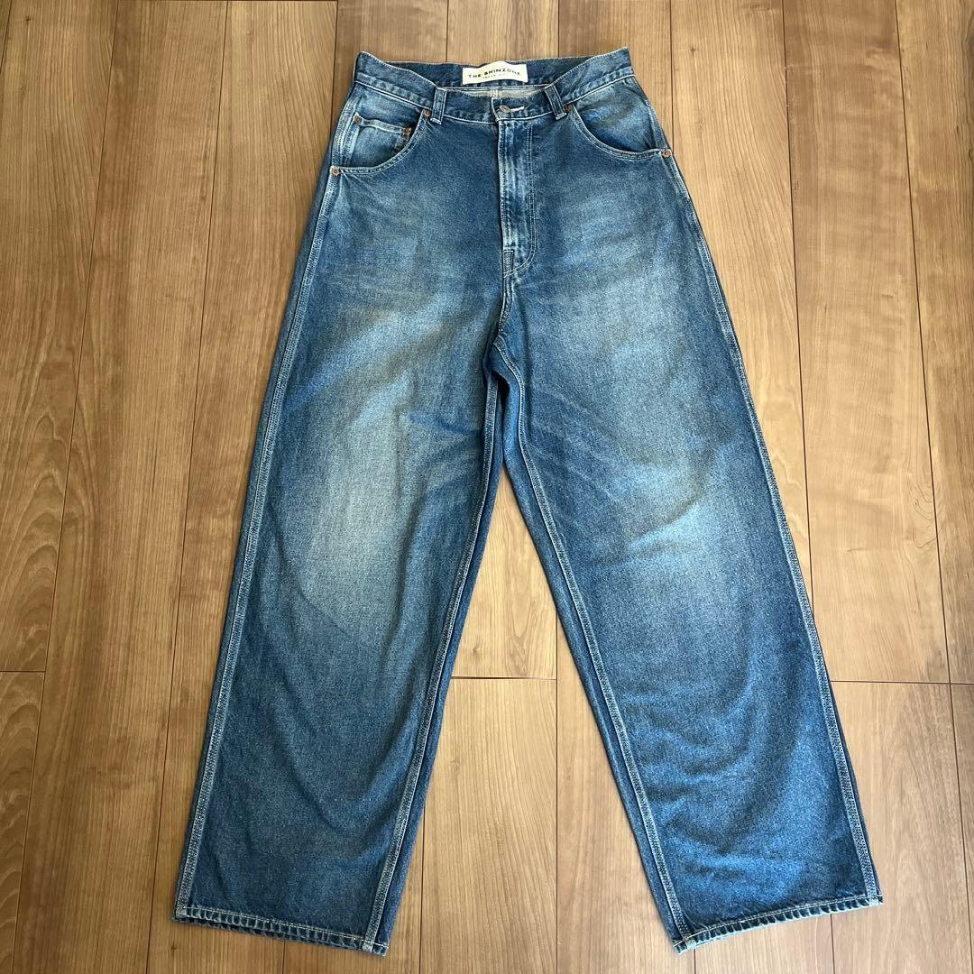 shinzone シンゾーン★TOOL DENIM PANTS★ブルー　36