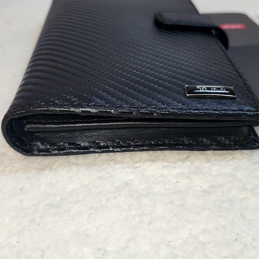 TUMI トゥミ　カーボン　パスポート　財布 オーガナイザー　トラベルウォレット