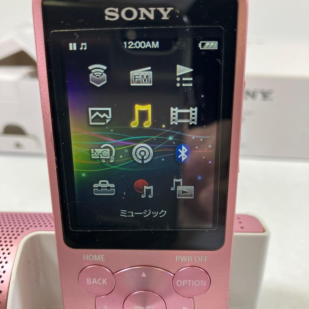 【動作確認済】SONY ウォークマン NW-S14K ライトピンク スピーカー
