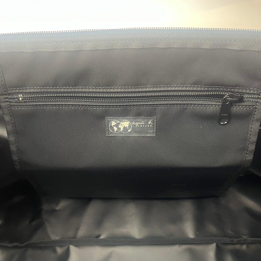 ほぼ未使用✨ agnès b. VOYAGE ボストンバッグ 南京錠 ナイロン
