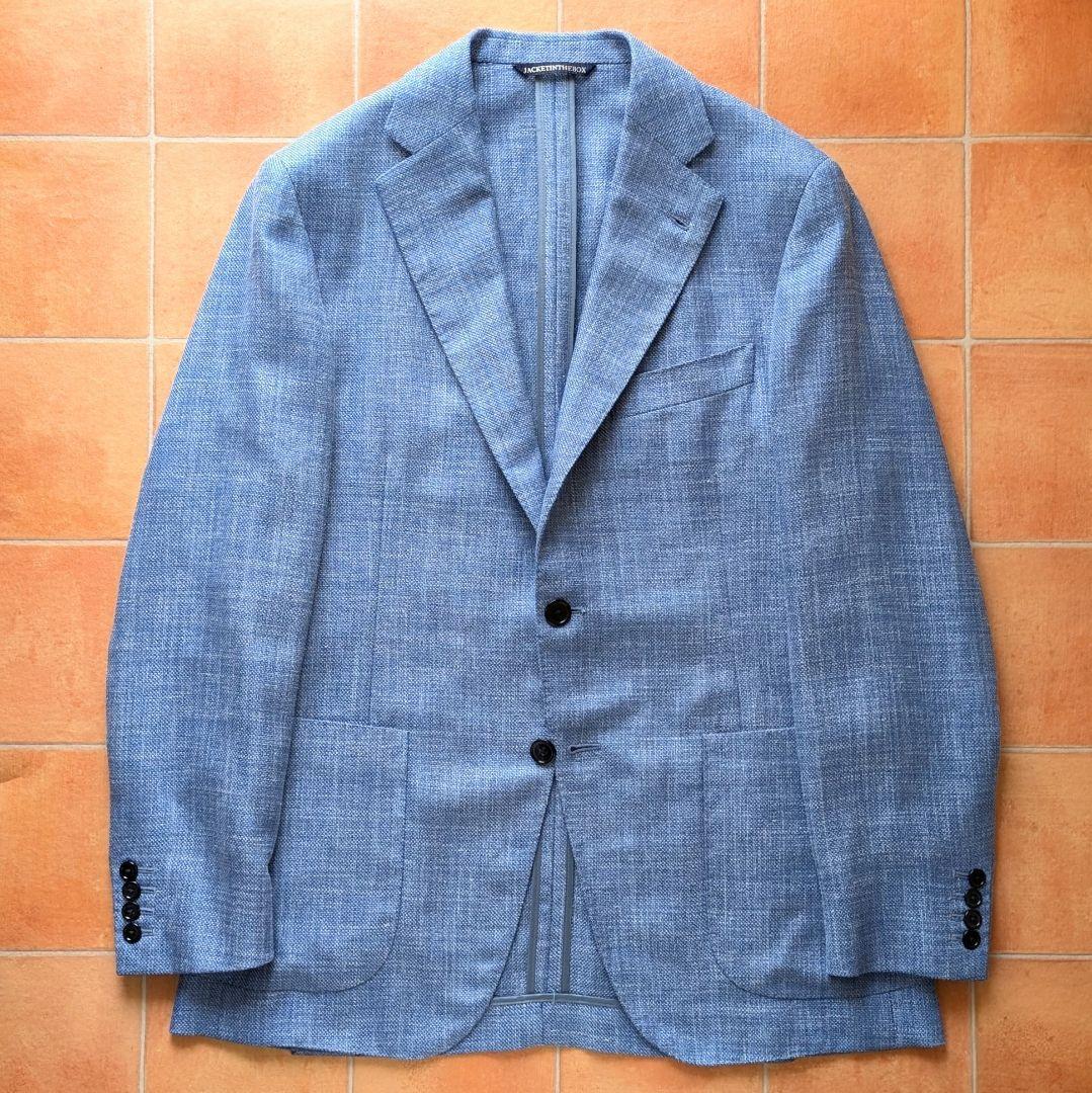 【定価26万】Belvest JACKET IN THE BOX ブルー リネン