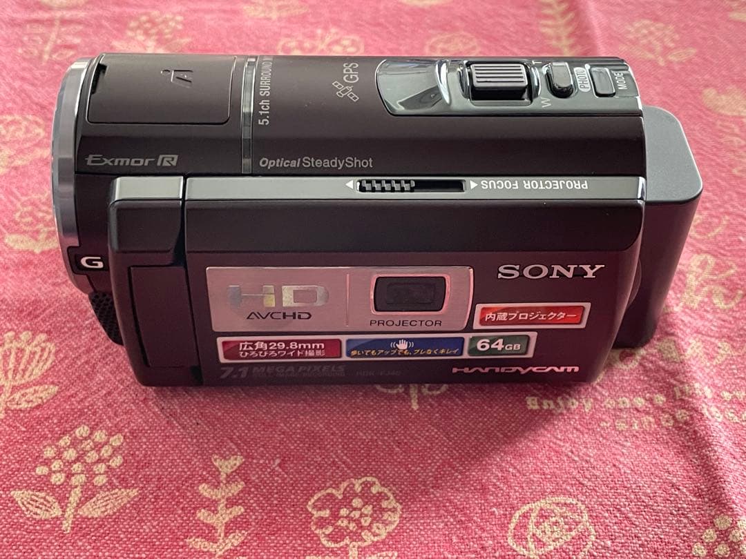 【中古】ソニー☆ビデオカメラ☆Sony HDR-PJ40V ブラウン☆