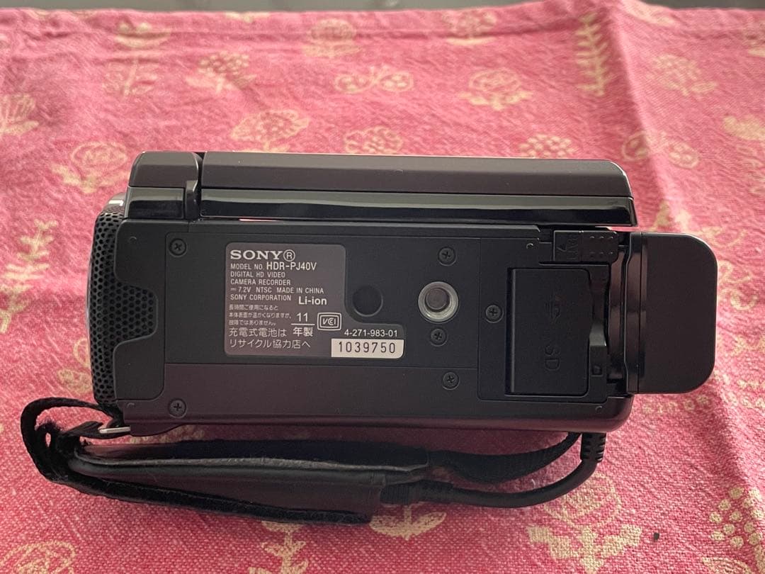 【中古】ソニー☆ビデオカメラ☆Sony HDR-PJ40V ブラウン☆
