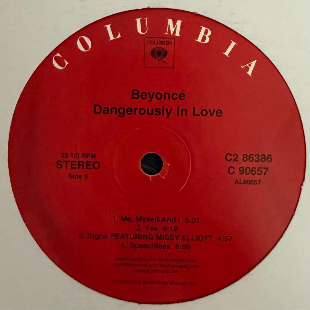 Beyoncé Dangerously In Love ２枚組LPレコード