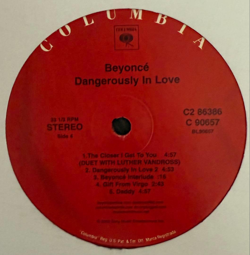 Beyoncé Dangerously In Love ２枚組LPレコード
