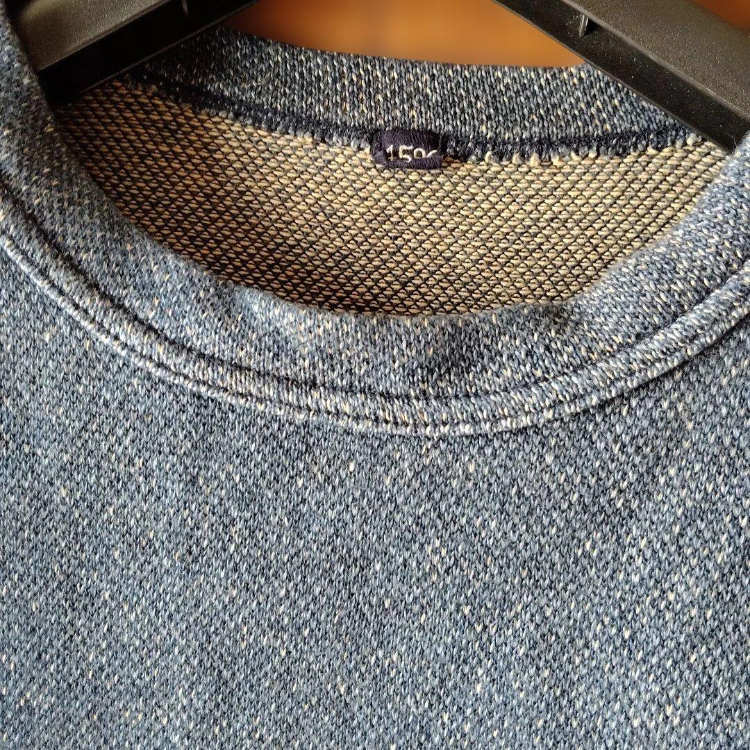45R コットン.リネン インディゴワンピ―ス