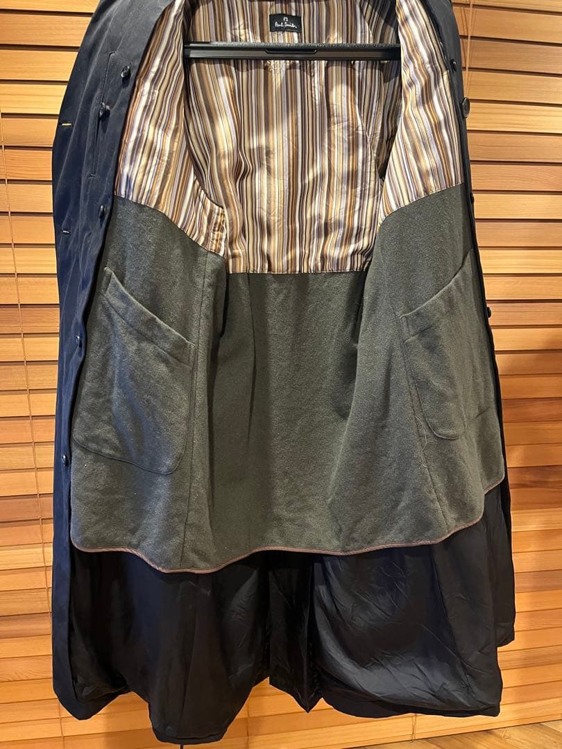 Paul Smith ポールスミス トレンチコート　Mサイズ　ブラック