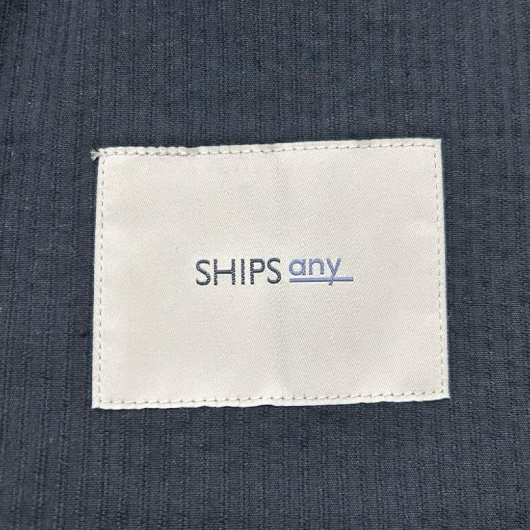 【SHIPS any】コードレーン ストライプ オーバー テーラードジャケット