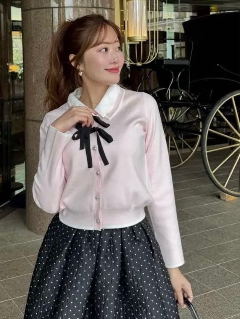 トップス Lilas Ribbon Knit Cardigan herlipto