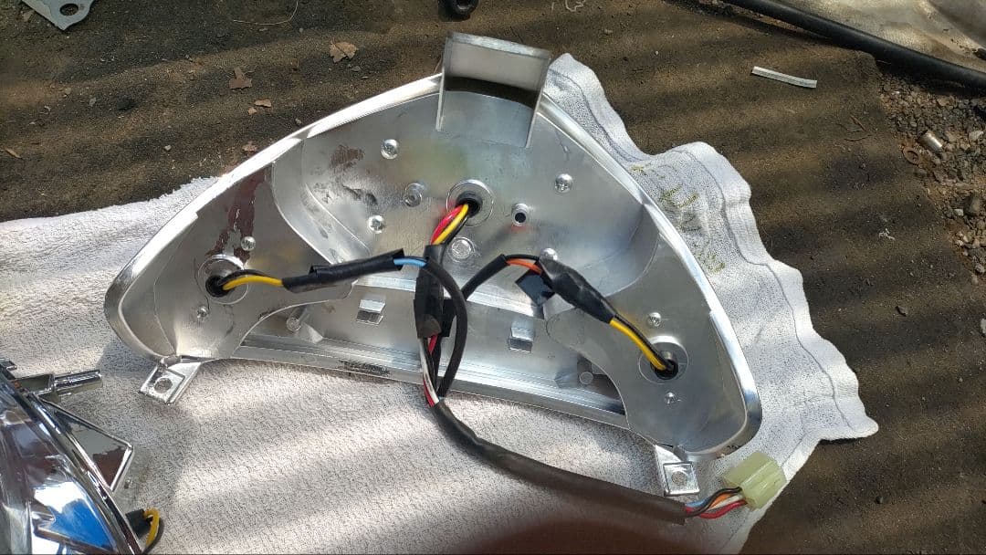 アドレスV125G CF4EA 規制後 LEDテールランプとLEDウインカー