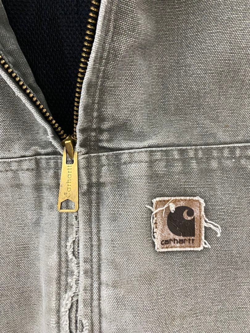 Carhartt カーハート　アクティブジャケット　モスグリーン　裏サー　襤褸