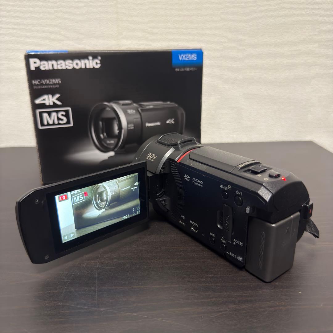 Panasonic HC-VX2MS-K 4Kビデオカメラ本体