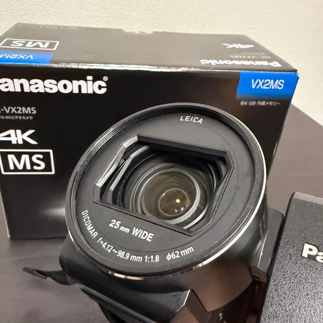 Panasonic HC-VX2MS-K 4Kビデオカメラ本体
