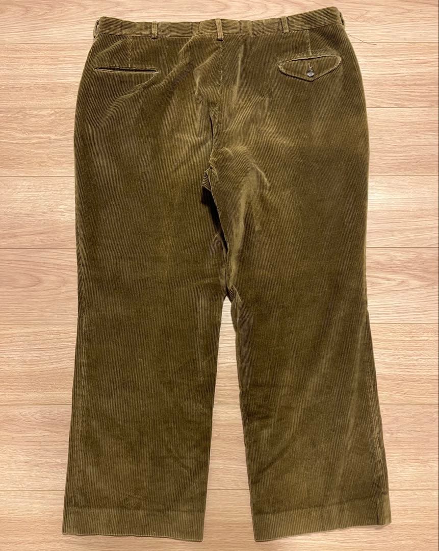 アメリカ製 80s L.L.BEAN コーデュロイ パンツ ビッグサイズ W42
