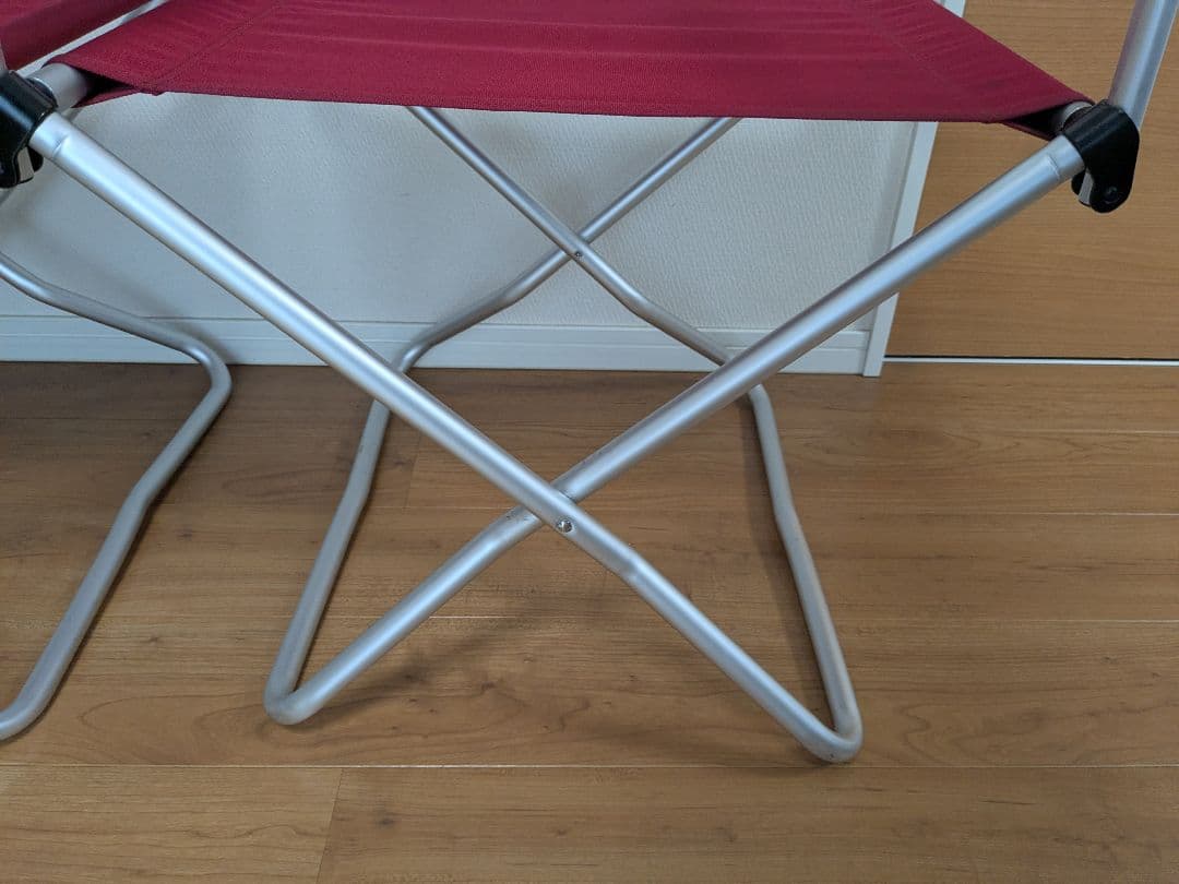 スノーピーク　FDチェアワイド　レッド　2脚セット　LV-077RD