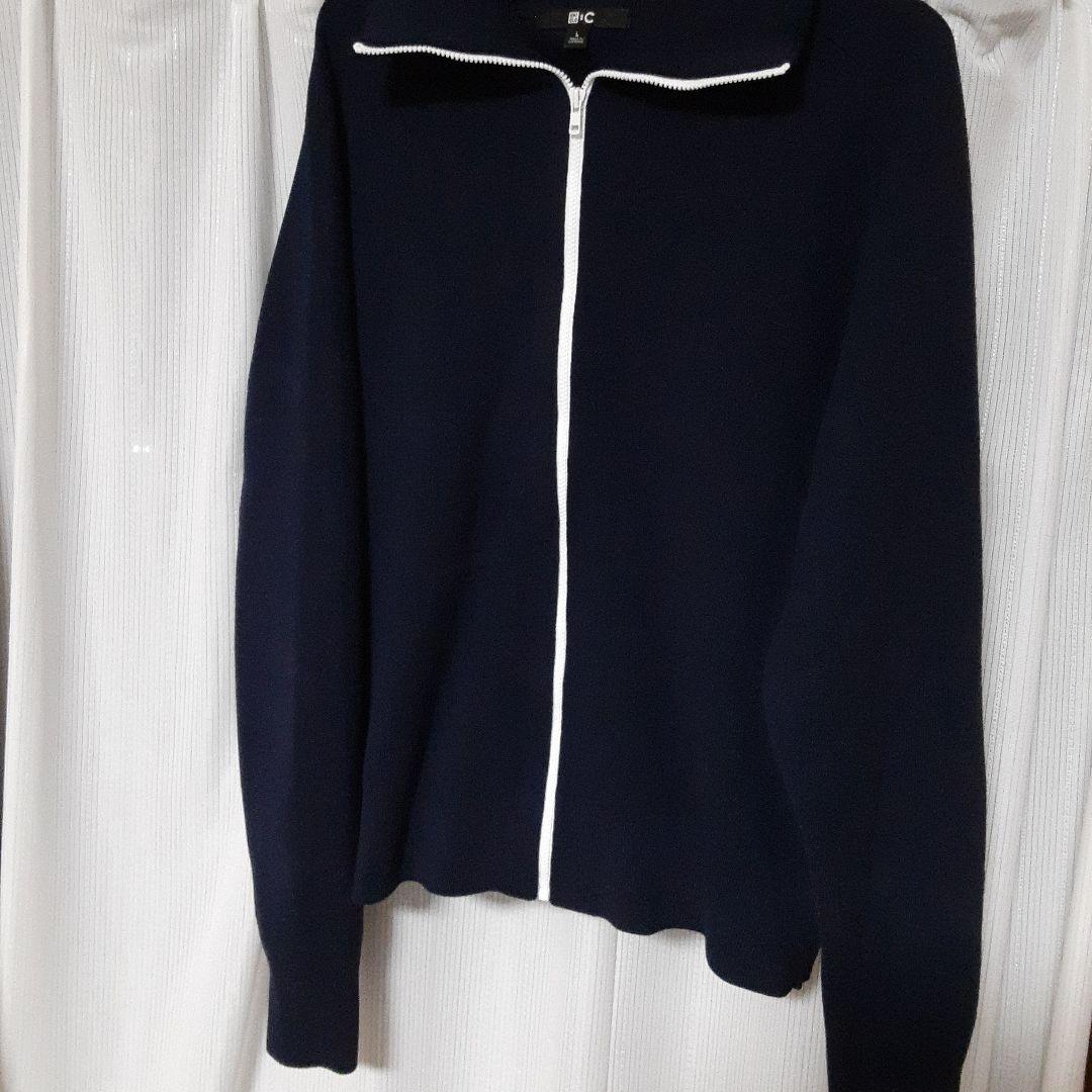 お値下げ！UNIQLO C♡ミラノリブフルジップカーディガン 　ネイビー