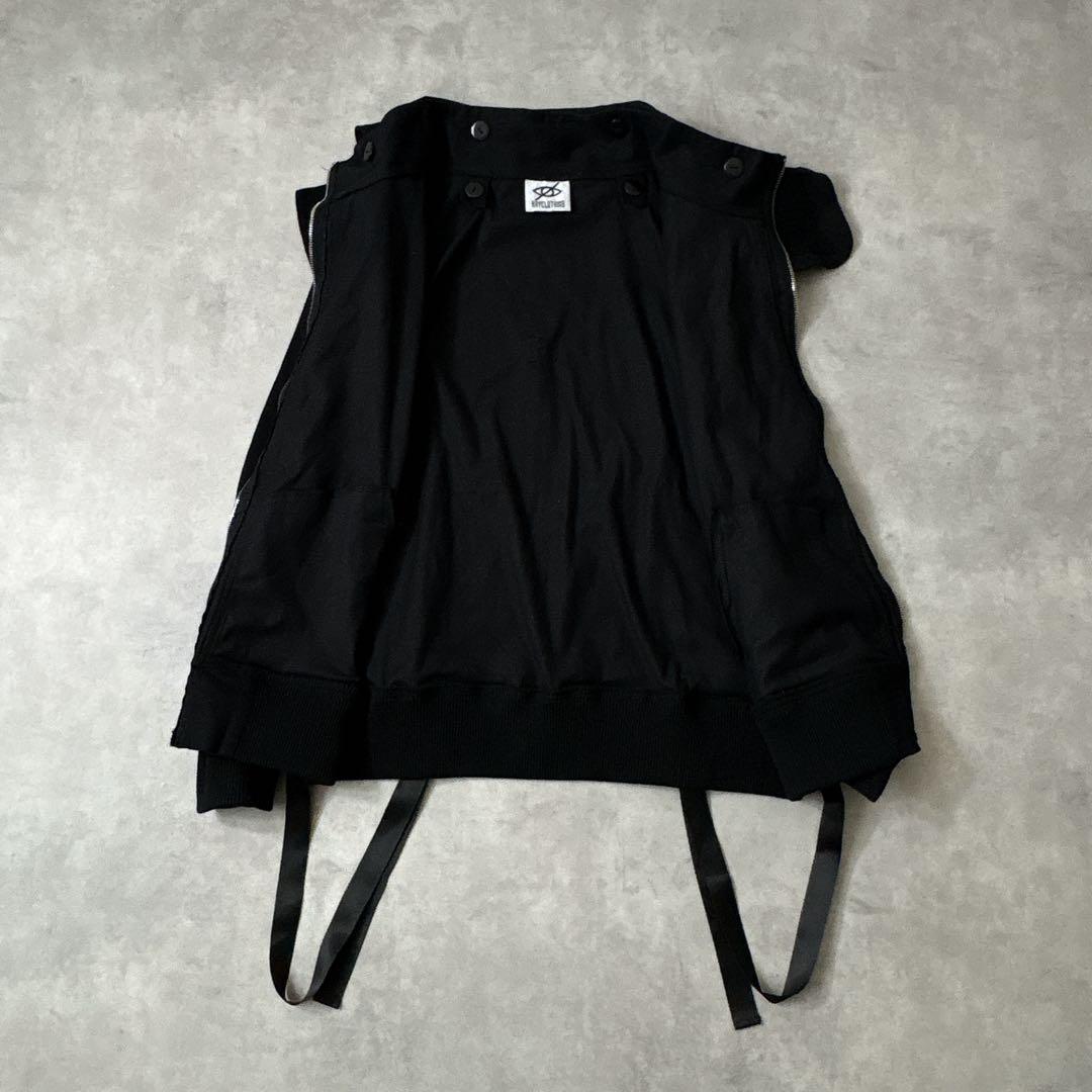 KRY CLOTHING 変形 ハイネック ギミックジャケット アーカイブ 黒