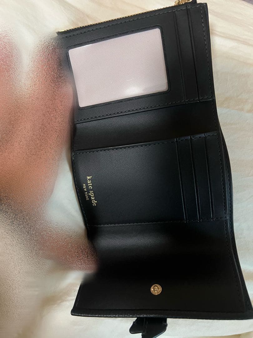 大幅値下げ♠︎kate spade ブラック 三つ折り財布