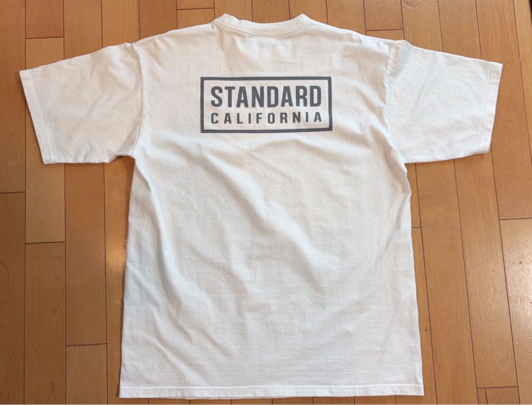【美品】STANDARD CALIFORNIA ホワイト Tシャツ L