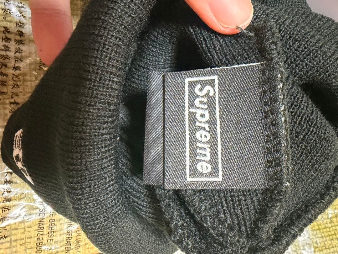 Supreme New Era 100% Wool Beanie ブラック