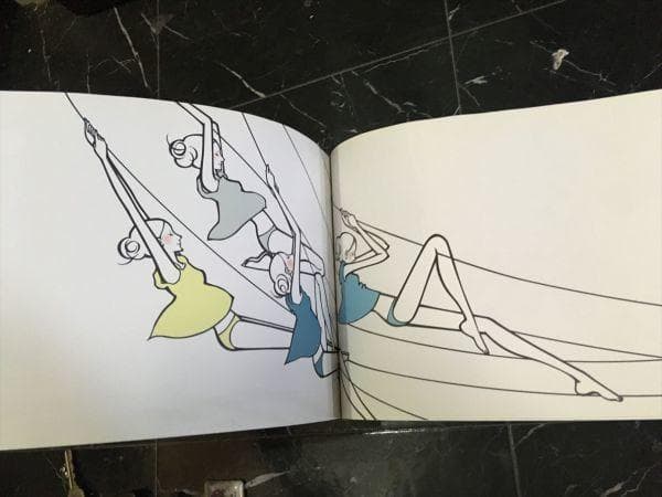 カンバラクニエ 女性 イラスト ECHO Kunie Kanbara　アート