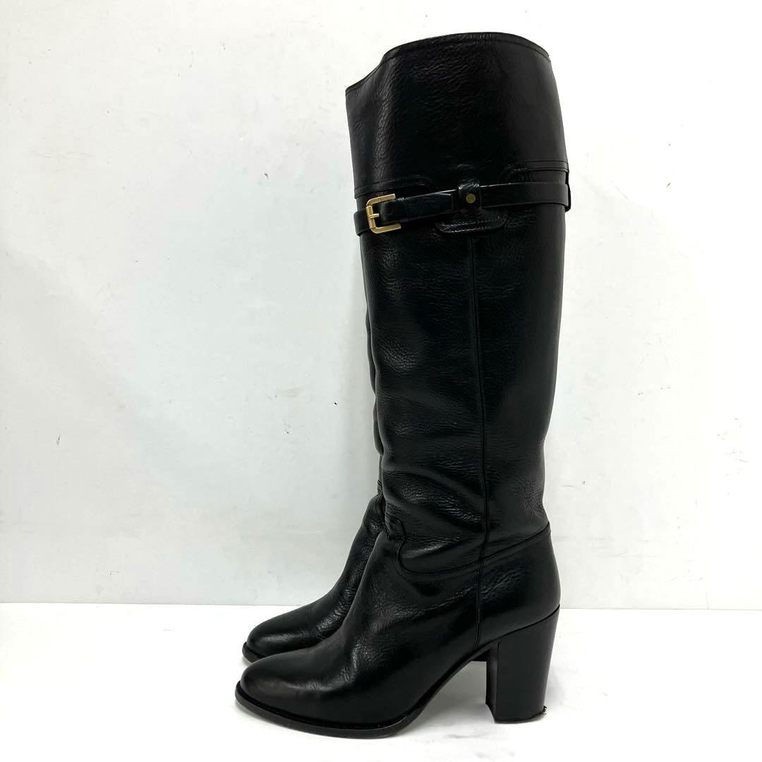 大人気☆Ralph Lauren☆ラルフローレン☆ロングブーツ☆レザー☆ブラック