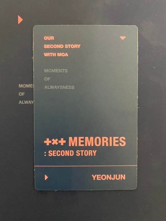 TXT memories ヨンジュン トレカ
