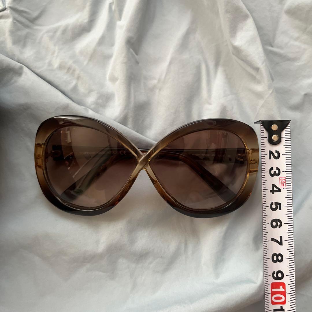 TOM FORD ブラウン サングラス ケース付き