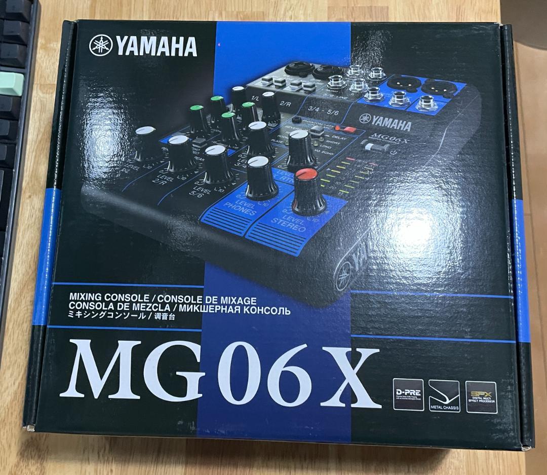 Yamaha MG06X アナログミキサー