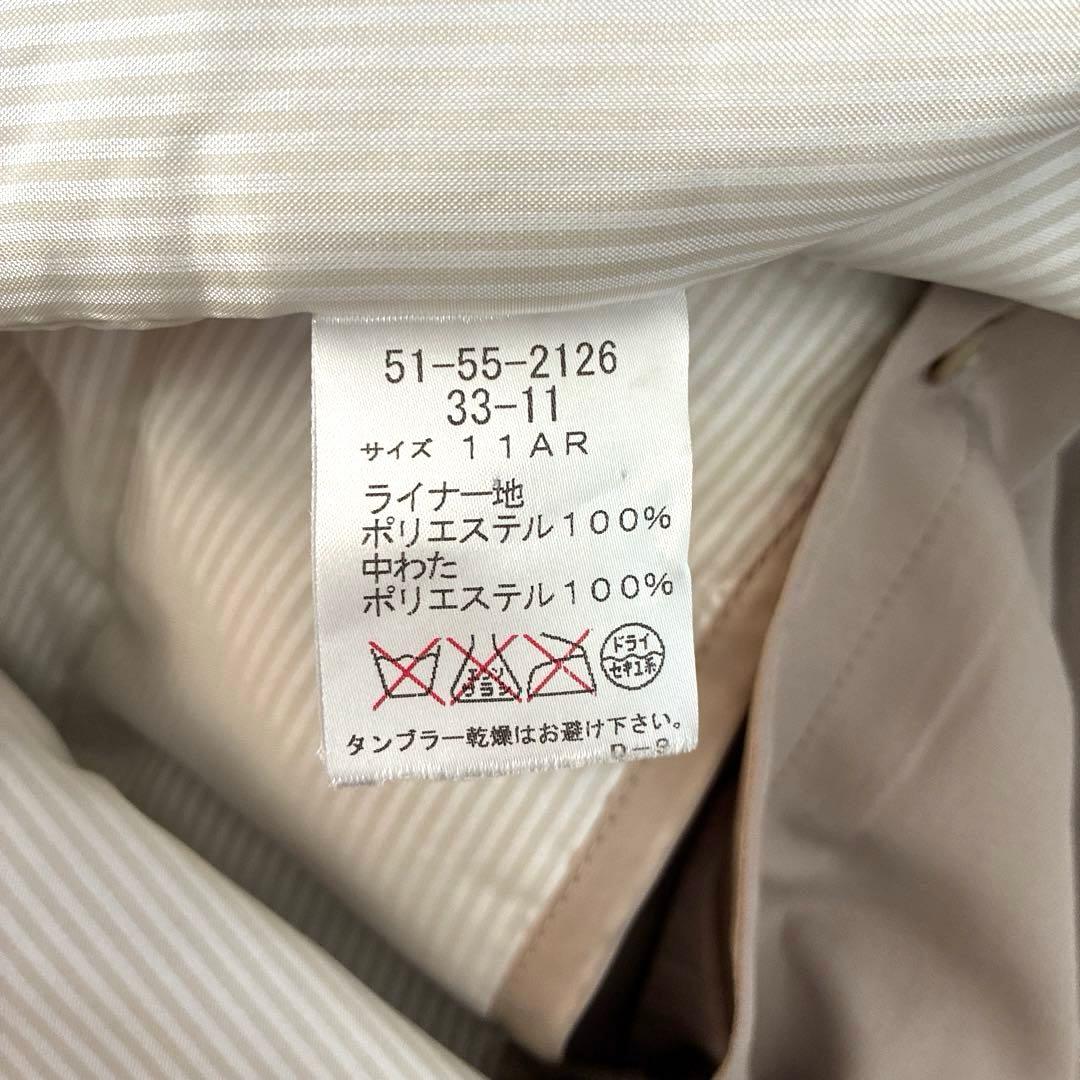 美品✨ニューヨーカー トレンチコート 中綿ライナー付 ベージュ 11号 大きい