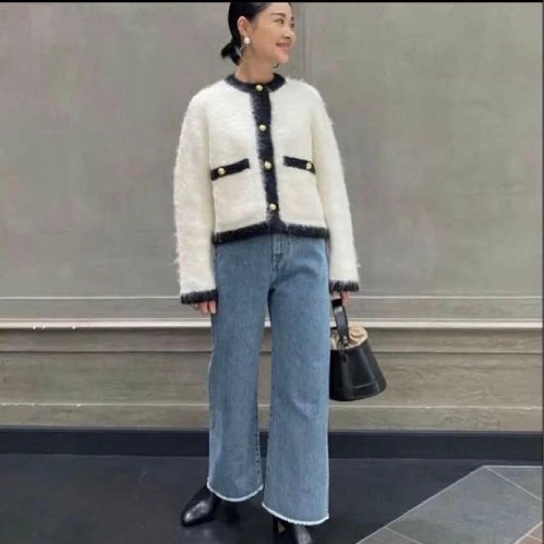 最終価格となりますUNITED ARROWS ノーカラージャケット　アルパカ美品