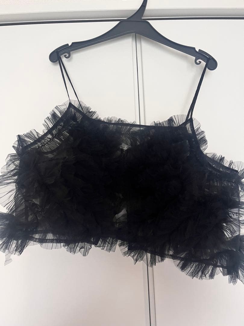 【美品】ヘリンドットサイ　Herin.Cye メニーフリルビスチェ