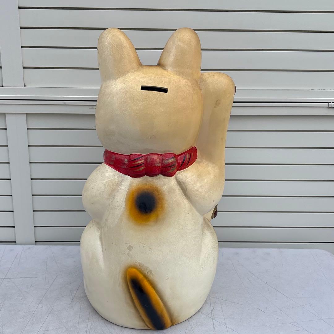 希少 縁起物◎昭和レトロ◎状態良◎万事勝意 開運 ビッグサイズ まねき猫◎福