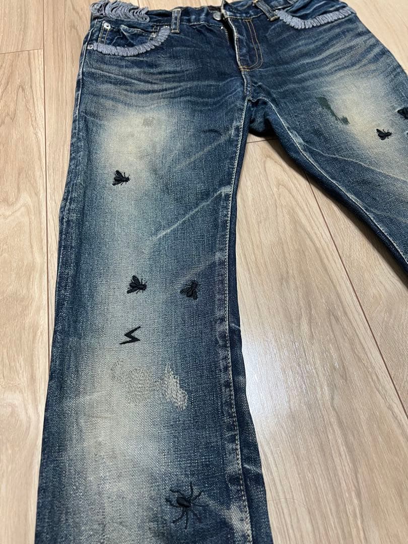 【レア】UnderCover アンダーカバー　刺繍入り　デニム　レディース1