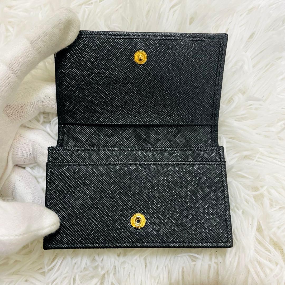未使用級✨付属完備✨PRADA 名刺入れ カードケース レザー 現行