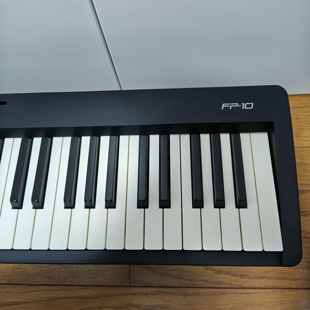 【完動品】Roland FP-10 電子ピアノ 20年製 ペダル＆電源ケーブル付