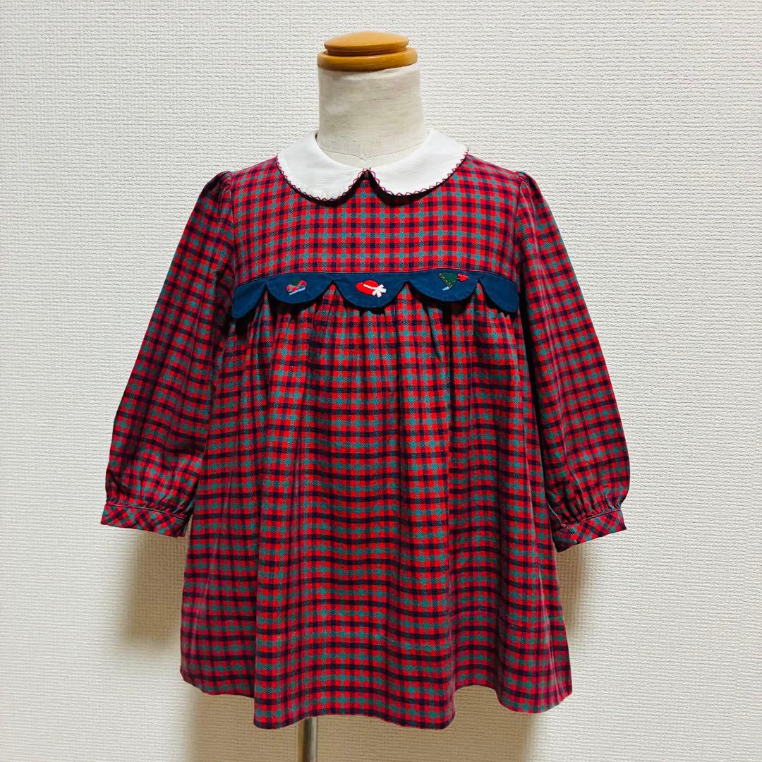 familiar ファミリア パンツ付き チュニック ワンピース 90cm