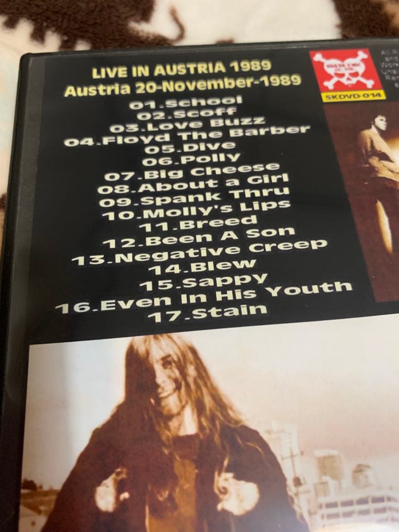 ミュージック NIRVANA LIVE IN AUSTRIA 1989 DVD