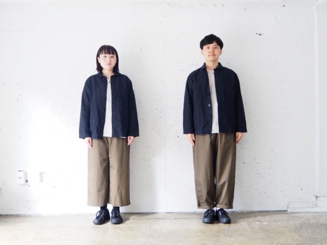 新品未使用 RINEN 40/1 リネン平織 ガーデン ジャケット
