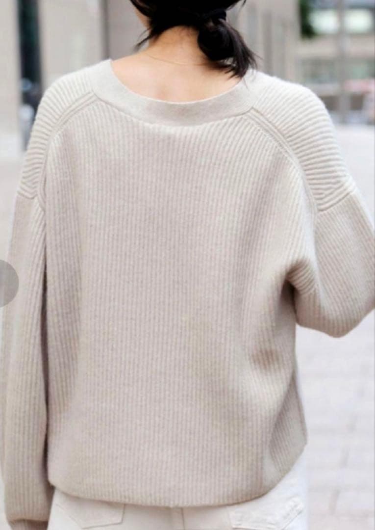 美品✨ドゥーズィエムクラス　カシミヤ　Cropped Vネック カーディガン