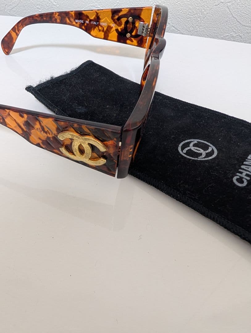 【シャネル】CHANEL べっ甲柄 サングラス レディース