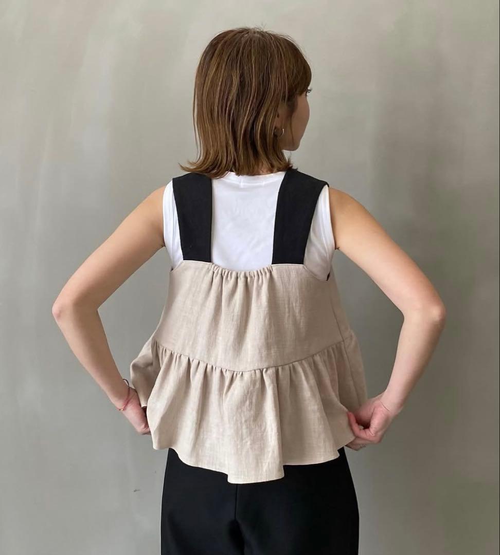 新品未使用howdy linen flare camisole