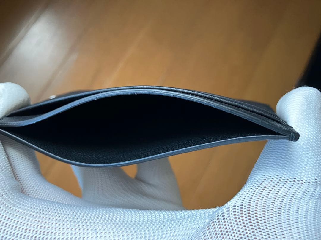 ティファニー Tiffany & Co. ブラックレザー名刺入れ カードケース