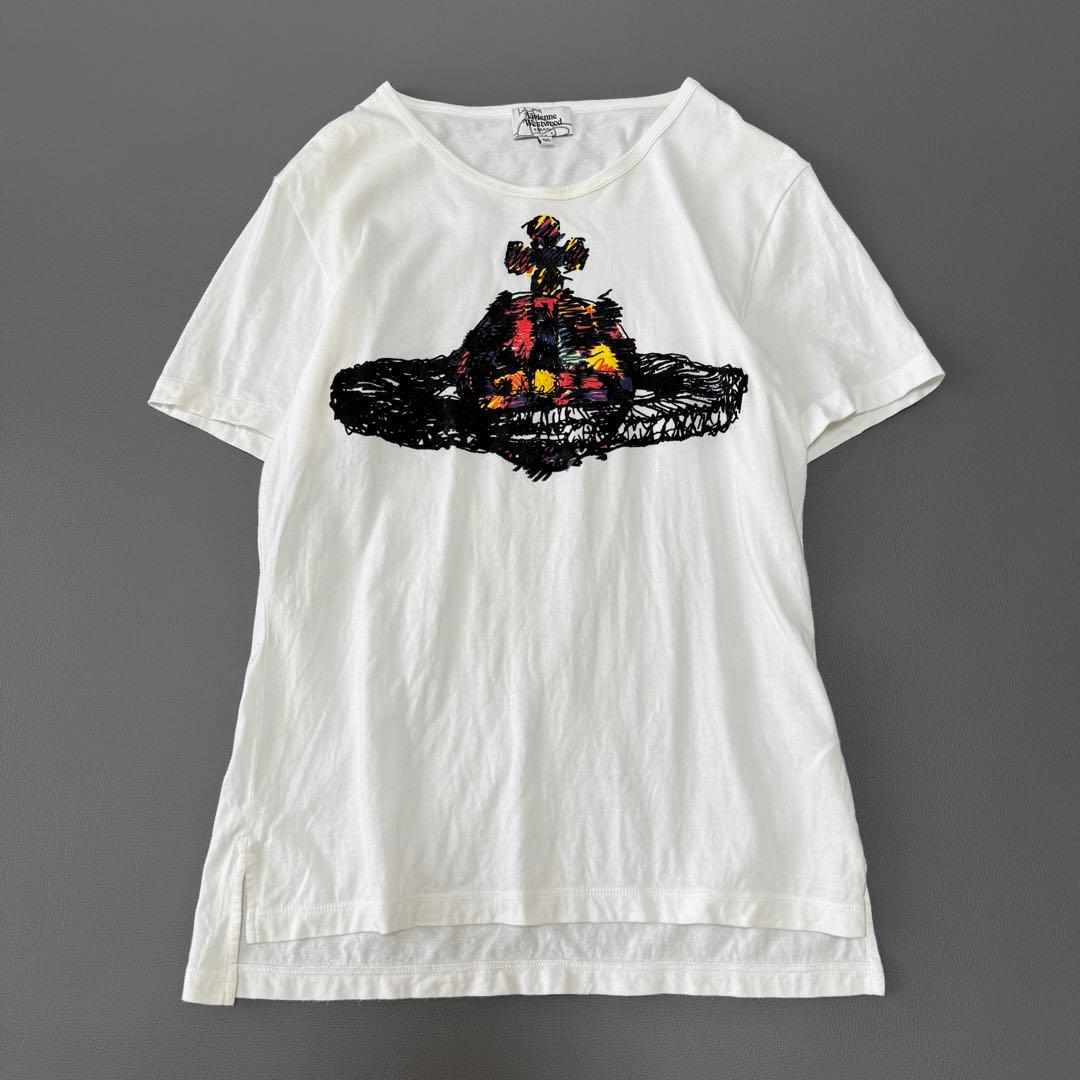 ヴィヴィアンウエストウッド ビッグオーブ 立体ロゴ Tシャツ 46