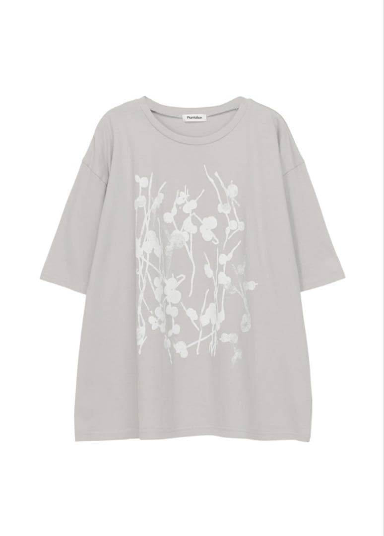 Plantation ステムフラワーT カットソー　 プランテーションzucca